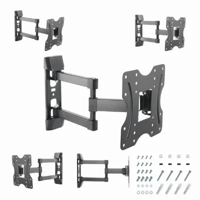 SUPORT de perete GEMBIRD, pt 1 TV/monitor, diag. max 23" - 42", inclinare, pliere, max 30 kg, "WM-42ST-02"