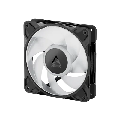 Set 3 ventilatoare Arctic "P12 Pro A-RGB LN - 3 Pack", 120mm, 450 - 2000 RPM, FDB, 49 cfm, 4-Pin Fan Plug + 4-Pin Socket/3-Pin A-RGB Plug + 3-Pin Socket, negru, "ACFAN00347A" (timbru verde 0.54lei)