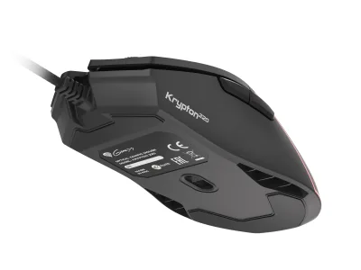 Mouse Genesis Krypton 220 6400 DPI negru "NMG-1770" (timbru verde 0.18 lei)