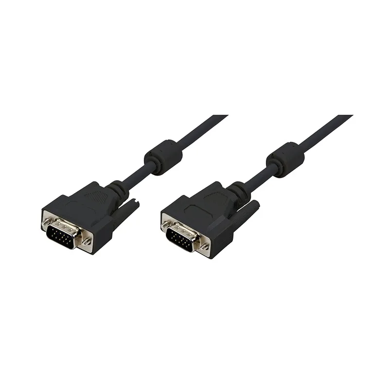 CABLU video LOGILINK, VGA (T) la VGA (T), 15m, dublu ecranat, negru, "CV0017" (timbru verde 2.00 lei)