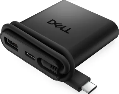 DL PRO 4-IN-1 USB-C TRAVEL HUB-DA225 "470-BFBN" (timbru verde 0.18 lei)