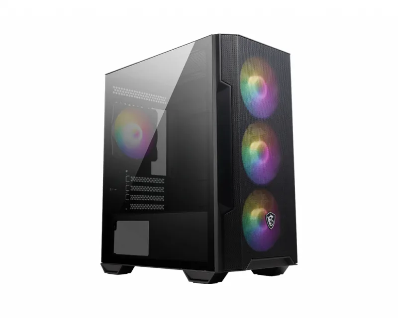 MSI MAG FORGE M100R Case mATX Mini-ITX ABS Plastic SPCC Steel Tempered Glass with A-RGB fans "MAG FORGE M100R" (timbru verde 0.32 lei)