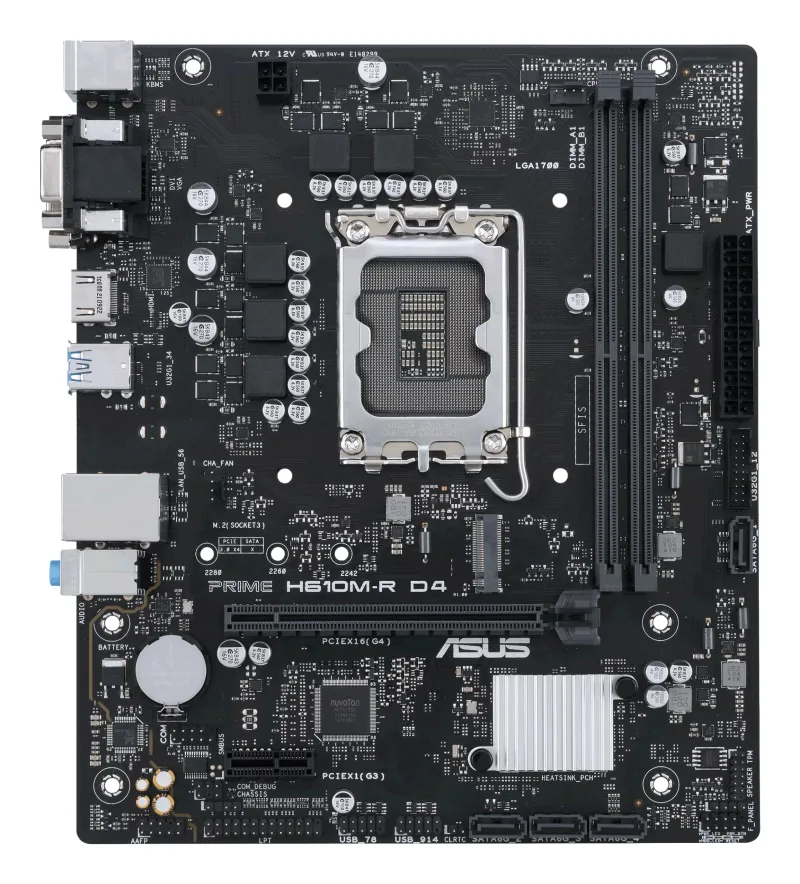 Placa de baza Asus PRIME H610M-R D4-SI "PRIME H610M-R D4-SI"