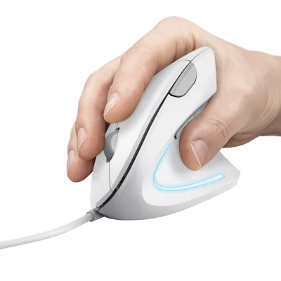 MOUSE Trust VERTO ERGO MOUSE WHT "25133" (timbru verde 0.18 lei)