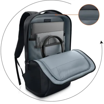 Rucsac laptop Dell EcoLoop Essential Backpack 16, Negru, 3 ani Garantie