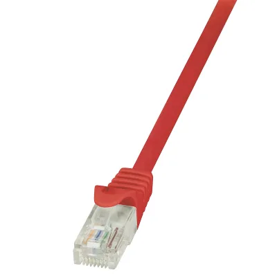 PATCH CORD UTP LOGILINK Cat6, cupru-aluminiu, 10 m, rosu, AWG24, "CP2094U" (timbru verde 0.18 lei)