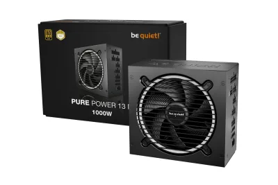 SURSA be quiet "PURE POWER 13 M", 1000W,  certificare 80 Plus Gold, modulara, LLC + SR + DC/DC,  fan 120mm, negru, "BP028EU" (timbru verde 2 lei)