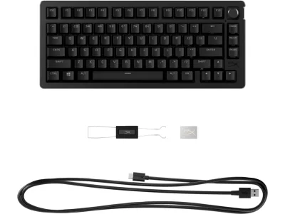 Tastatura Mecanica Gaming HyperX Alloy Rise 75, RGB, USB, Negru