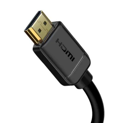 CABLU video Baseus HD Series, HDMI (T) la HDMI (T), rezolutie maxima 4K UHD (3840 x 2160) la 60 Hz, conectori auriti, 1m, negru "CAKGQ-A01" (timbru verde 0.18 lei) - 6953156222519