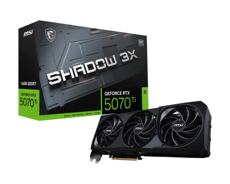 Placa video MSI GeForce RTX 5070 TI, 16GB GDDR7, PCI Express 5.0, 256-bit