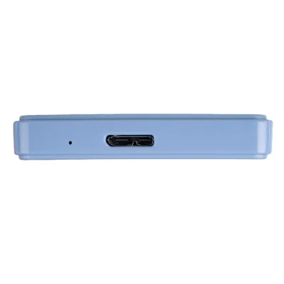 RACK extern SPACER, pt HDD/SSD, 2.5 inch, S-ATA, interfata PC USB 3.0, Husa piele sintetitca, plastic, Bleu, "SPR-25612BL" (timbru verde 0.8 lei)
