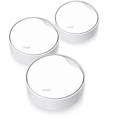 Router wireless TP-LINK Deco X50-POE(3-pack), WIFI 6, Mesh, Dual Band