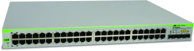 SWITCH ALLIED TELESIS, GS950/48, 10/100 x 48, SFP x 4, managed, rackabil, carcasa metalica, "AT-GS950/48-50" (timbru verde 2 lei)