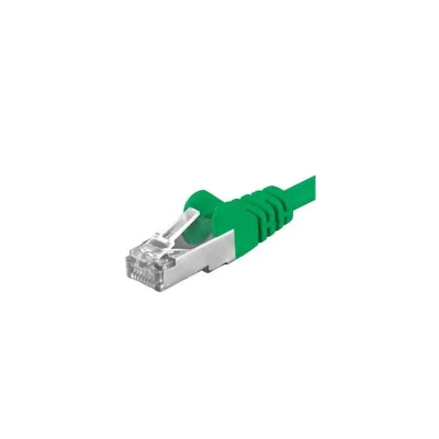 Patchcord SFTP RJ45-RJ45 Cat.6A, 1m, verde, "SFTP-6A-1-GN" (timbru verde 0.08 lei)