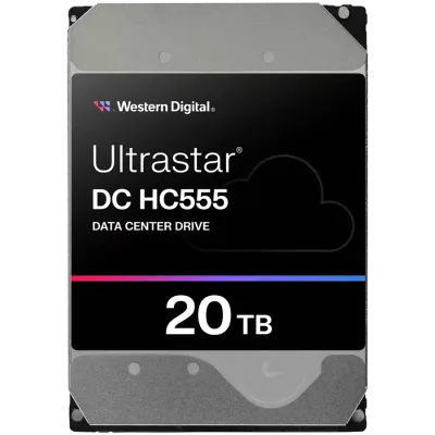 HDD Server WD Ultrastar DC HC555 20TB 512e SE, 3.5"", 512MB, 7200 RPM, SATA, SKU: 0B48724 "WUH722020CLE6L4"