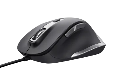 Mouse Trust Fyda, 5000 DPI, Negru