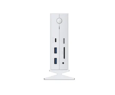 DOCKING STATION D-LINK, 14-in-1 Thunderbolt 4, conectare PC Type-C, porturi: 1xjack 3.5,1xSD/microSD slot, 3xUSB, 2xUSB 3.1, 1xUSB Type-C, 1xGigabit RJ45, 1xThunderbolt 4, 1xHDMI 2.1 8K/30Hz, 1xDP 1.4 8K/30Hz, alb  "DUF-E01" (timbru verde 0.8 lei)