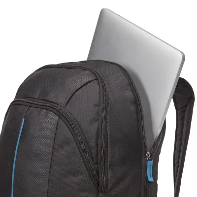 RUCSAC CASE LOGIC, pt. notebook de max. 17.3 inch, 2 compartimente, buzunar frontal | buzunar lateral x 2 | buzunar dorsal, waterproof, poliester, negru, 3203405 "PREV-217 BLACK/MIDNIGHT" 45504690