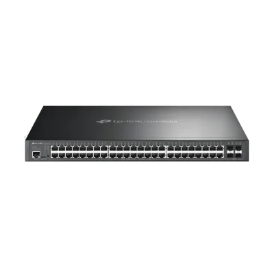 SWITCH TP-LINK L2 Managed 52-Port Gigabit L2+ Managed Switch with 48-Port PoE+, carcasa metalica, rackabil "TL-SG3452P" (timbru verde 2 lei)