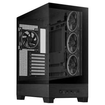 Carcasa ASUS A31 Plus TG ARGB BLACK, Mid Tower, Black