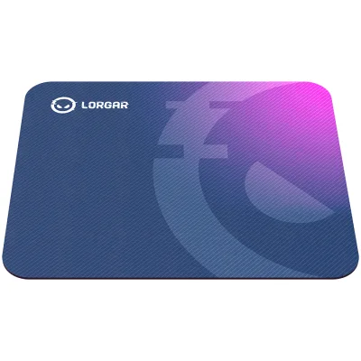 Lorgar Main 133, Gaming mouse pad, High-speed surface, Purple anti-slip rubber base, size: 360mm x 300mm x 3mm, weight 0.2kg "LRG-GMP133"