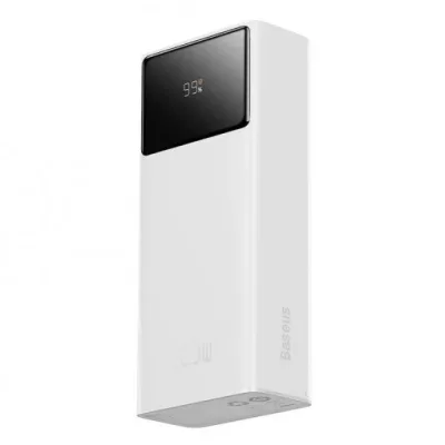 POWER BANK Baseus Star-Lord Digital Display, 30000mAh, 22.5W, 2 x USB; 1 x USB Type-C, digital display pt. status baterie, total 3A, alb, "PPXJ080102" (timbru verde 0.98 lei) - 6932172620721