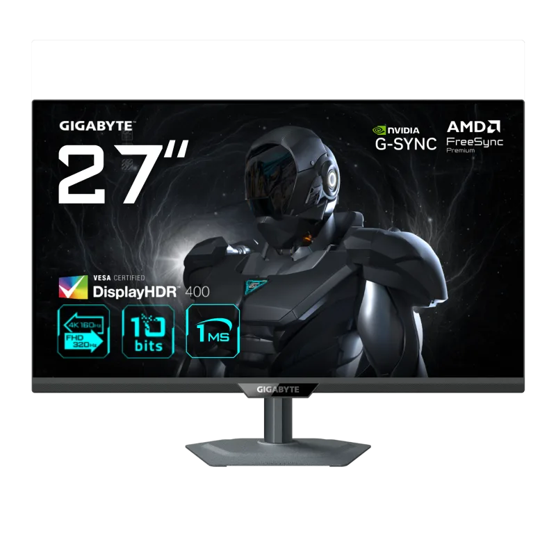 Monitor Gaming Gigabyte G27U, 27", 3840 x 2160 pixeli, Black, 2 ani Garantie