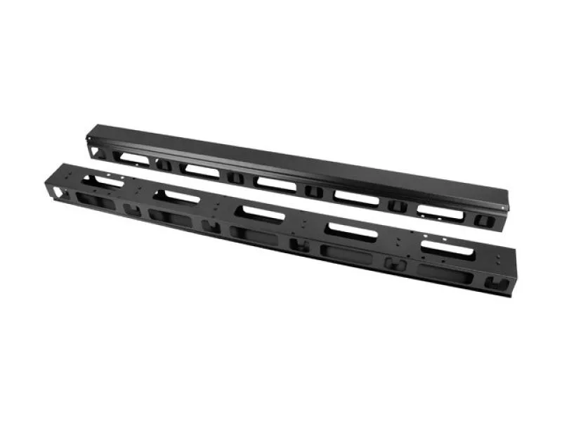 VERTICAL CABLE MANAGEMENT PANEL 27U FOR 19" FREE-STANDING CABINETS 2PCS BLACK LANBERG