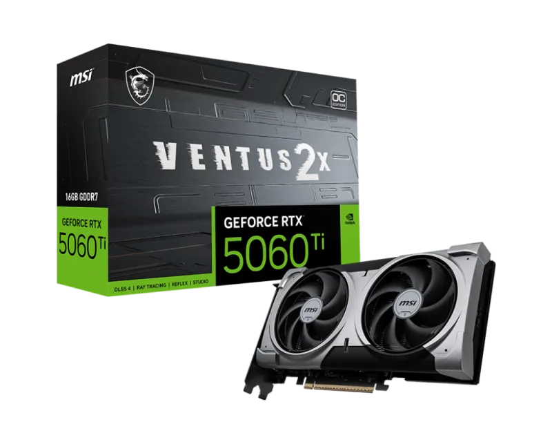 Placa video MSIGeForce RTX 5060 Ti, 16GB GDDR7, PCI Express x16 5.0, 128bit