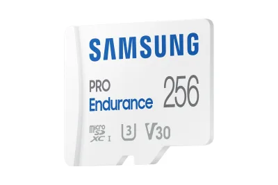 SAMSUNG PRO Endurance microSD Class10 256GB incl adapter R100/W30 up to 140160 hours, "MB-MJ256KA/EU" (timbru verde 0.03 lei)