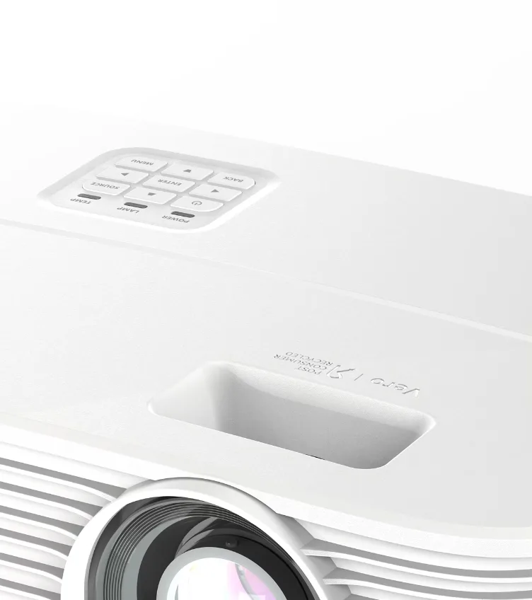Videoproiector Acer P1358i, WXGA 1280* 800. up to WUXGA 1920* 1200, 5.000 lumeni, 16:10/ 16:9/ 4:3, 20.000:1, zoom 1.3x, lampa 5.000- 15.000 ore, 27 dB, boxa 10W, Component Video (D-sub), 2* HDMI, Composite Video (RCA), PC audio, USB (Wireless dongle,