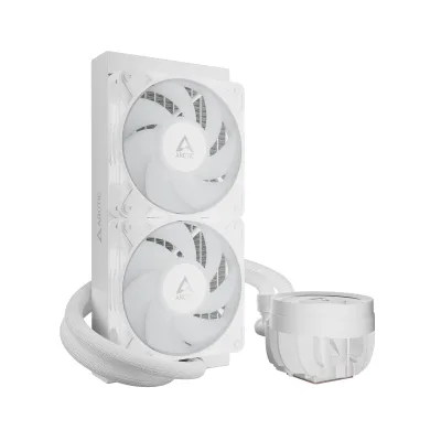 COOLER Arctic "Liquid Freezer III Pro 240 ARGB", skt. Intel si AMD, racire cu lichid, 2 x 120mm P12 Pro, 600 - 3000 RPM, ARGB adresabil, alb "ACFRE00186A" (timbru verde 2.00 lei)