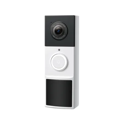 Video Doorbell Camera 1×Tapo D210 + 1×Tapo D100C SPEC: 2K 3MP(2304×1296), 2.4 GHz, 6400mAh rechargeable lithium-ion battery, Chime included FEATURE: Ringtones, Head to Toe View(16:9), Smart Detection and Notifications (Motion, people), Quick Response,