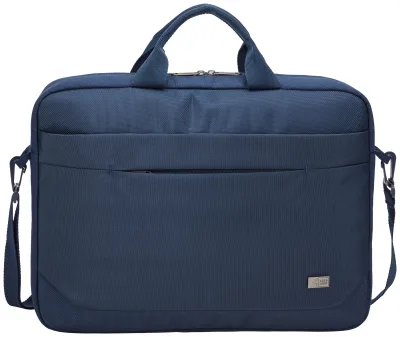 GEANTA CASE LOGIC, pt. notebook de max. 15.6 inch, 1 compartiment, buzunar frontal x 2, waterproof, poliester, albastru, "ADVA-116 DARK BLUE"/3203989