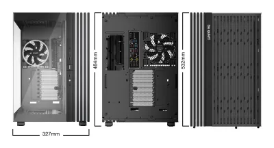 CARCASA be quiet "Light Base 900 FX", middle tower, gaming, "BGW71" (timbru verde 0.32lei)