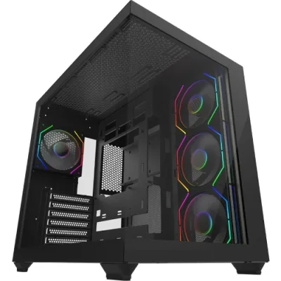 Carcasa AQIRYS Orcus, RGB, Mid Tower, Black