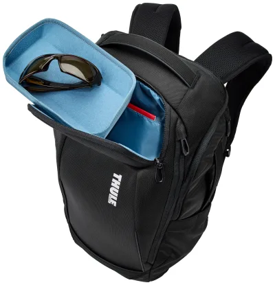 RUCSAC THULE pt. notebook de max. 15.6 inch, 26 l, 1 compartiment, buzunar frontal x 3 | buzunar lateral x 2, waterproof, poliester, negru, Accent 3205384