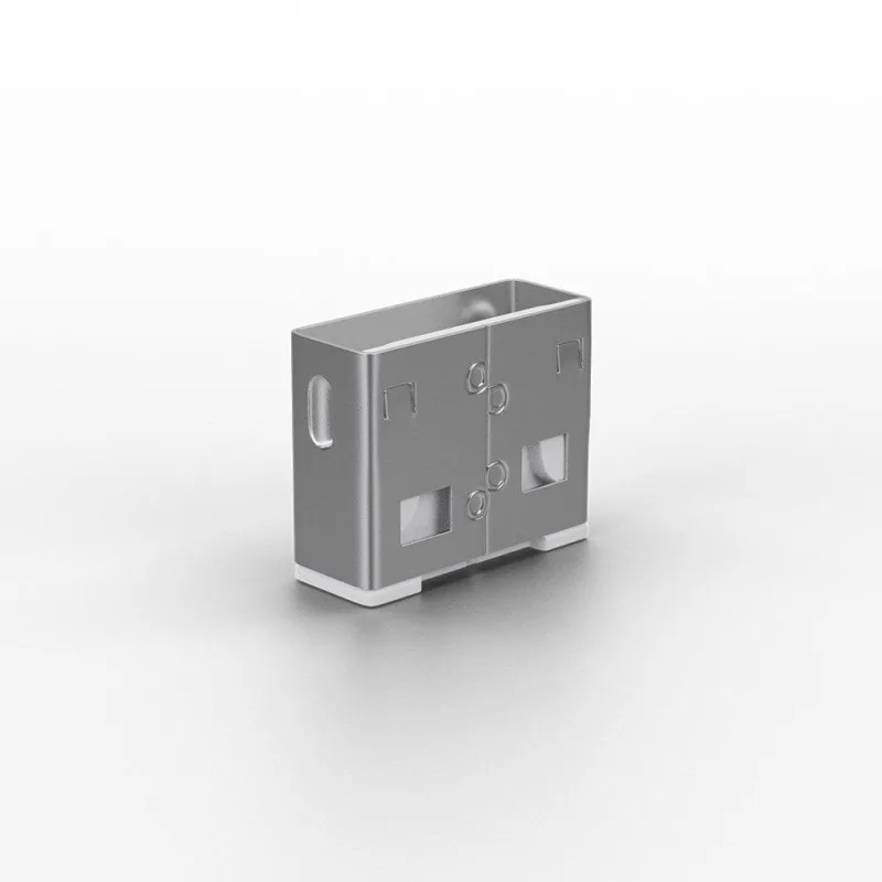 Adaptor USB Locks Lindy, 10 USB, alb