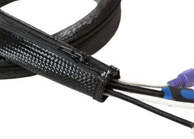MANSON protectie cabluri LOGILINK, cu fermoar, diametru 50mm, 1m, negru, "KAB0048"
