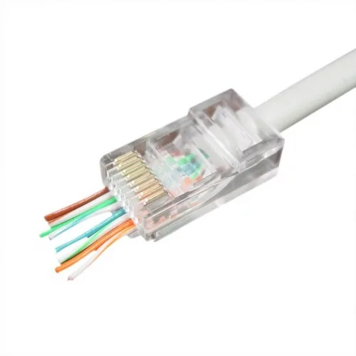 MUFA RJ-45 LOGILINK pt. cablu UTP, Cat5e, RJ-45 (T), neecranat, plastic, 100 buc, "MP0002"