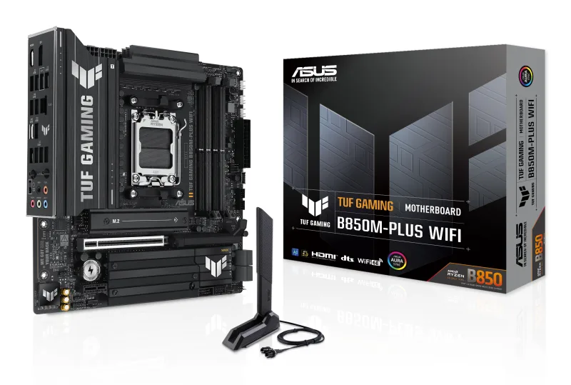 Placa de baza ASUS TUF GAMING B850M-PLUS WIFI AMD B850 Socket AM5 micro ATX "90MB1IY0-M0EAY0"