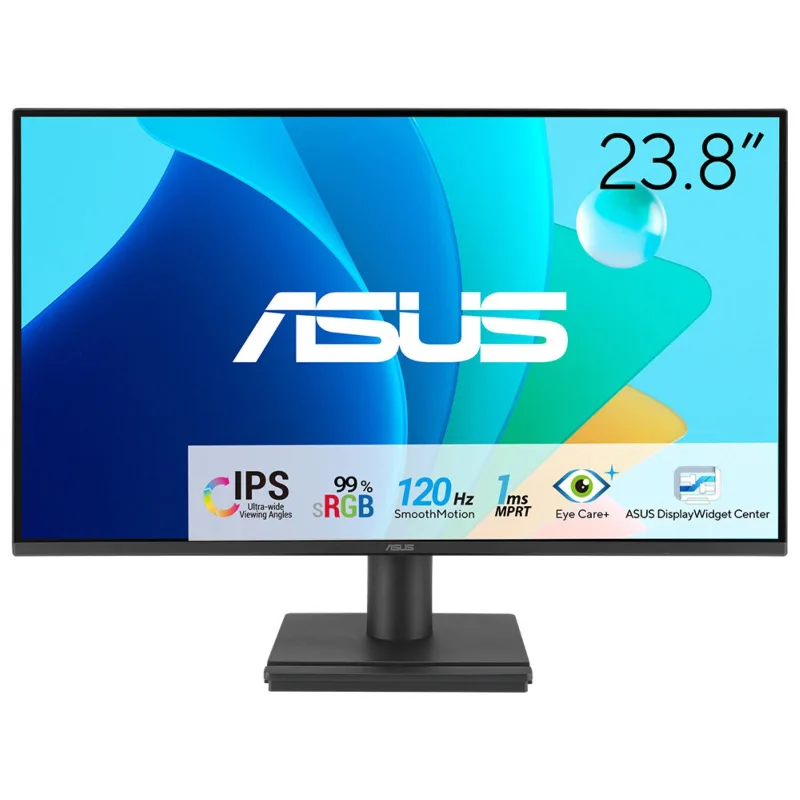 ASUS VA249HG Eye Care Gaming Monitor 24inch IPS Full HD sRGB 300cd/m2 120Hz Adaptive-Sync 1ms MPRT HDMI VGA "VA249HG"