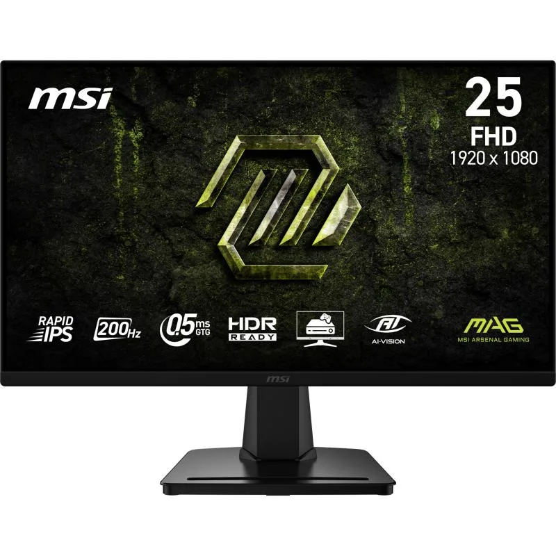 Monitor Gaming MSI MAG 256F E20, 24.5", 1920 x 1080 pixeli, Black, 2 ani Garantie