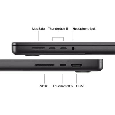 MacBook Pro 16.2"/Apple M5 Max (CPU 18-core, GPU 32-core, Neural Engine 16-core)/36GB/2TB - Space Black - INT KB (No Adapter) - 2026