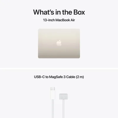 MacBook Air 13.6" Retina/Apple M5 (CPU 10-core, GPU 10-core, NeuralEngine16-core)/32GB/512GB - Starlight - INT KB (No Adapter) - 2026 (CTO from MDHA4RO/A)