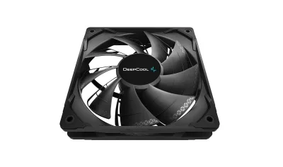 VENTILATOR  DEEPCOOL PC TF120S BLACK, 120x120x25 mm, 1500rpm, control PWM, fara LED, 1 ventilator, 4-pin PWM, negru, "DP-GS-H12FDB-TF120S-BK"
