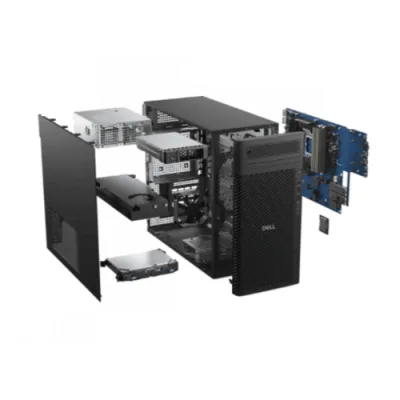 Desktop Workstation Dell Pro Max T2 cu procesor Intel Core Ultra 9 U9-285K pana la 5.7 GHz, 64 GB DDR5, 1TB SSD, Intel Integrated Graphics, Linux, Negru, 3 ani Garantie