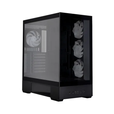 CARCASA Zalman "P40 DS", middle tower, gaming, fara sursa, suporta 10xfan, 4xfan inclus, PSU shroud, display 9.1inch, USB Type-C x 1, USB 3.1 gen1 x 2, audio+mic, , negru, "P40 DS Black" (timbru verde 0.32lei)