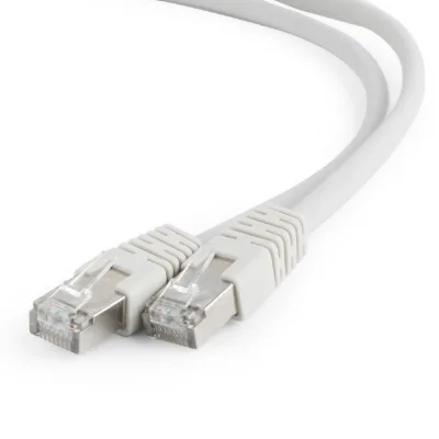 PATCH CORD S/FTP GEMBIRD Cat6a, LSZH, cupru, 5 m, gri, AWG27, dublu ecranat "PP6A-LSZHCU-5M" (timbru verde 0.18 lei)