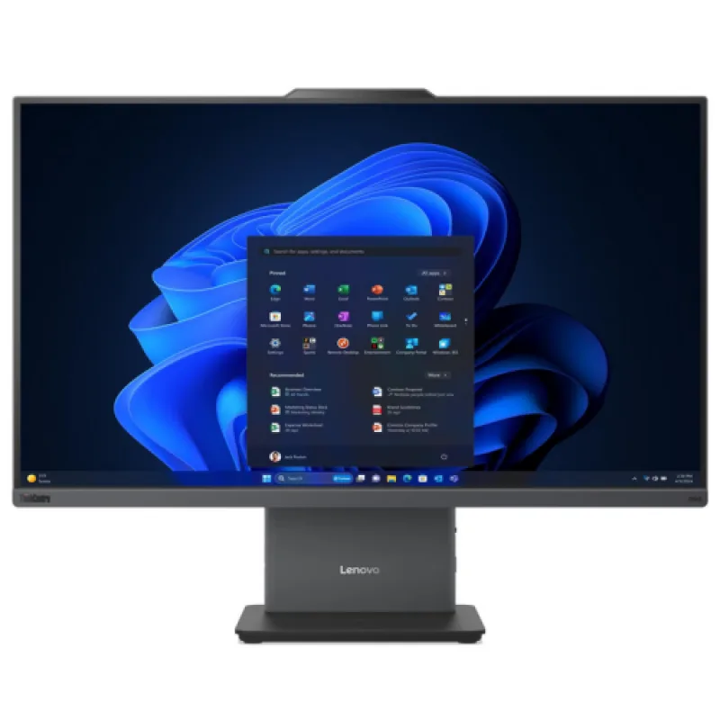 All-in-One Business Lenovo ThinkCentre neo 50a 24 Gen 6 LNL cu procesor Intel Core Ultra 7 256V pana la 5 GHz, 24 inch, FHD, 16 GB, Intel Arc Graphics 140V, FreeDos, White, 3 ani garantie